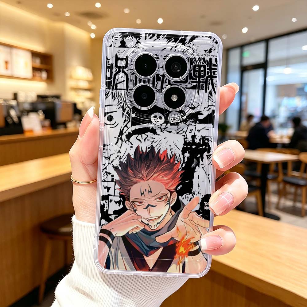 Xiaomi Poco X6 - Etui ochronne przezroczyste z motywem anime