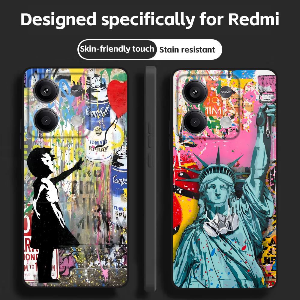 X Phone Accessories - Etui na telefon Banksy Graffiti Art