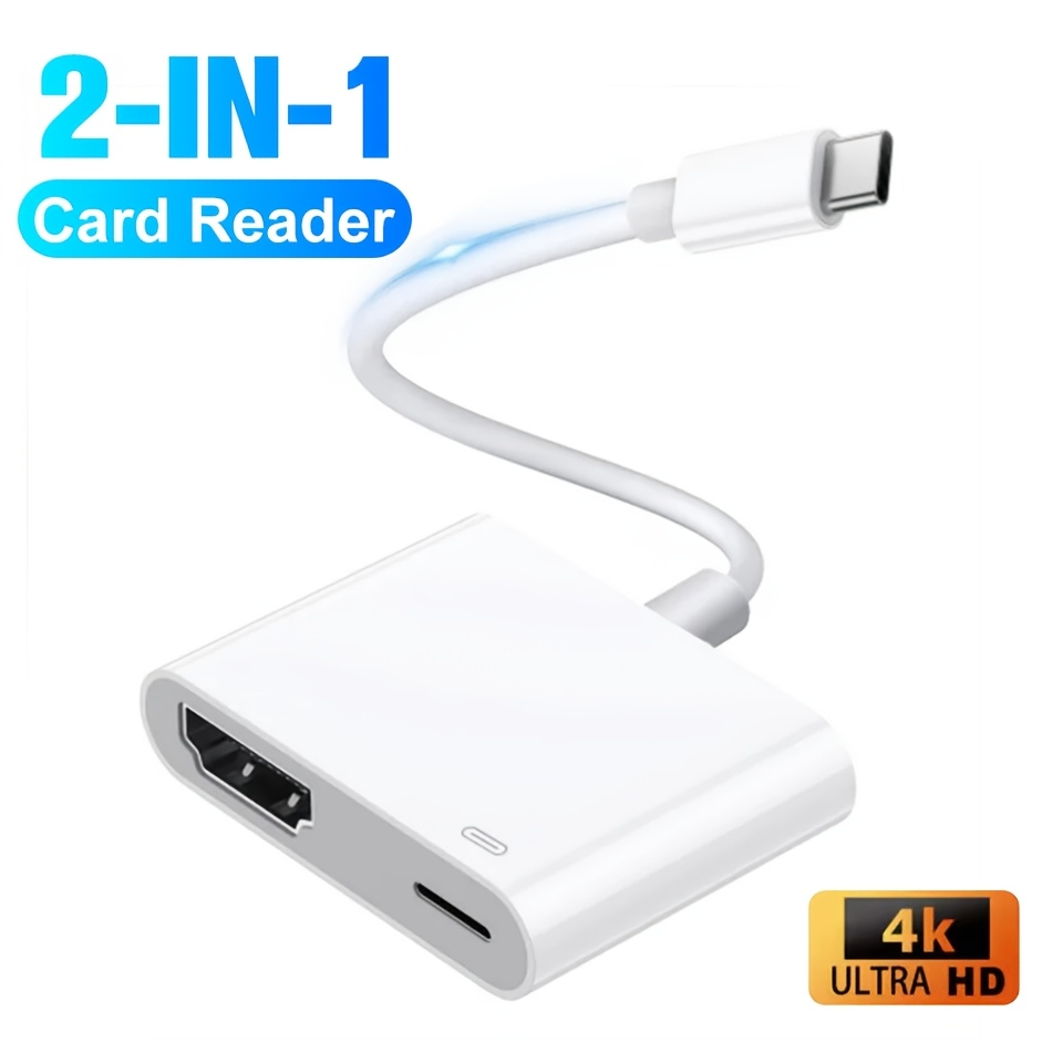 Hdmi Phone Adapter - Adapter cyfrowy Type-C AV 4K Konwerter