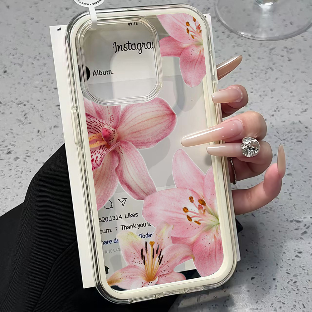 Phone Accessories Kiosk - Różowe etui na telefon z motywem