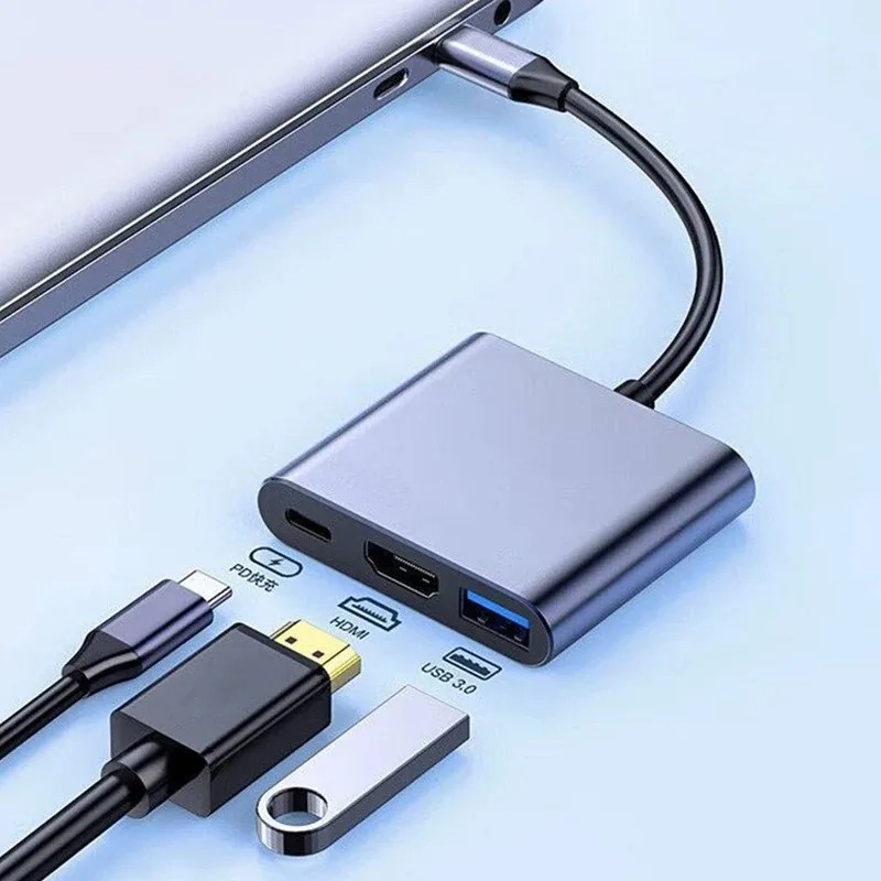 Hdmi Phone Adapter - USB C HUB 3w1 Typ C