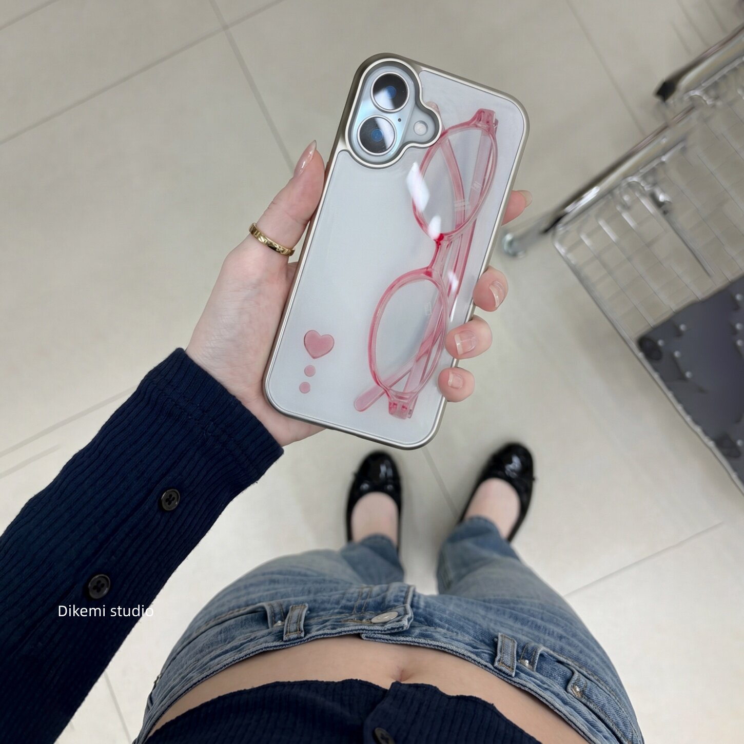Phone Accessories For Girls - Koreański styl ins Girl Heart Różowe