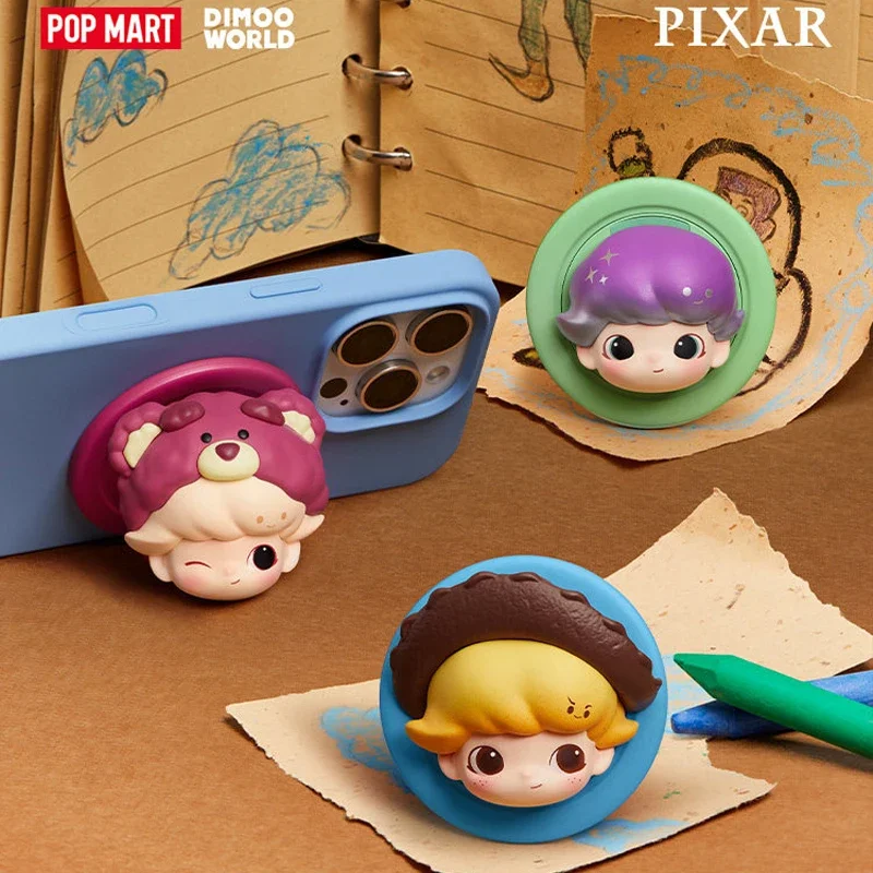 Phone Accessories Blind Box - POP MART DIMOO WORLD PIXAR Seria