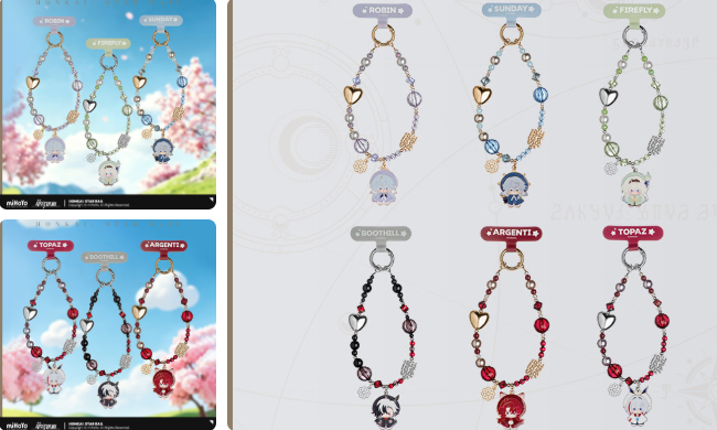 Phone Accessories Blind Box - Figurki z serii Honkai: Star Rail
