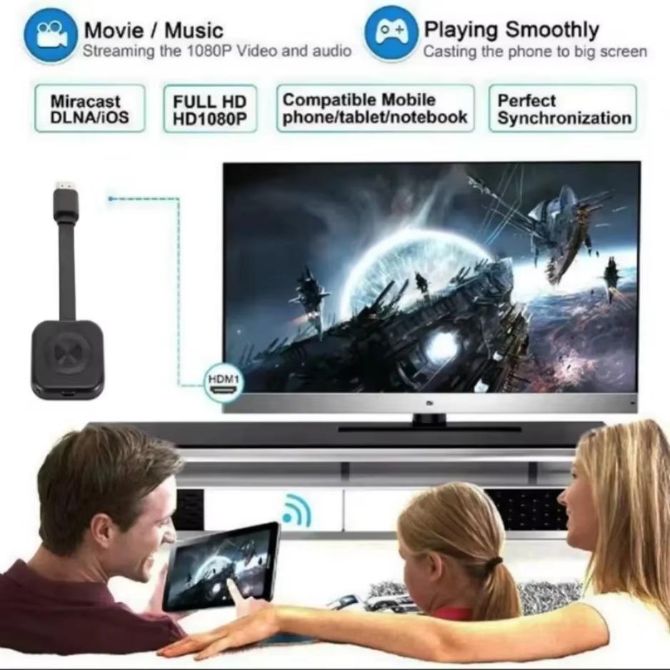 ‌ Odbiornik WiFi Nadajnik audi – Hdmi Phone Adapter recenzja i cena
