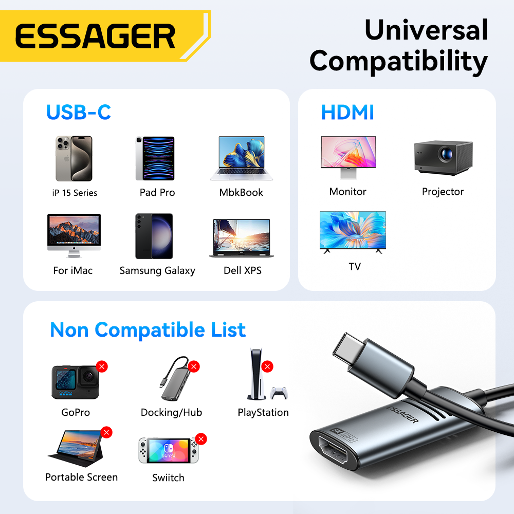 Essager Adapter HDMI na USB ty – Hdmi Phone Adapter recenzja i cena