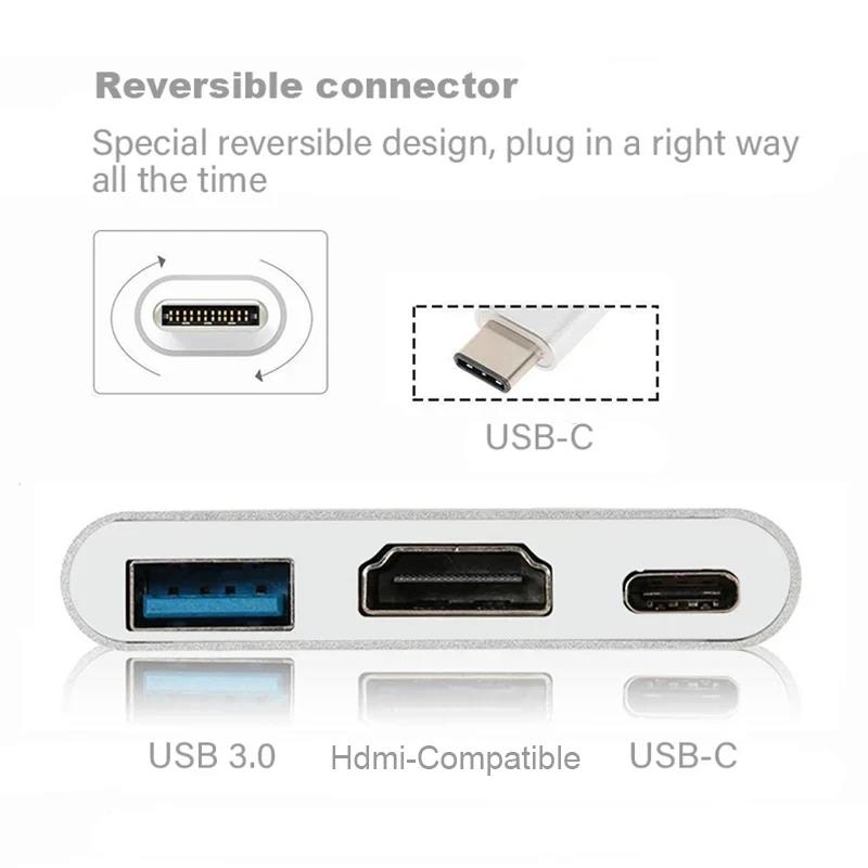 Adapter 3 w 1 USB-C na HDMI, H – Hdmi Phone Adapter recenzja i cena