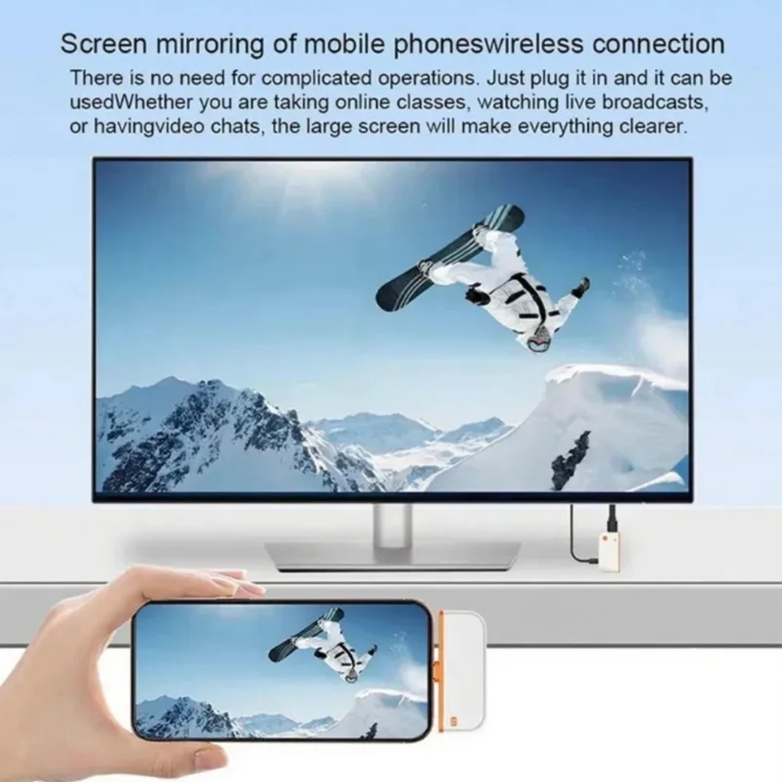 Adapter bezprzewodowy HDMI Typ – Hdmi Phone Adapter recenzja i cena